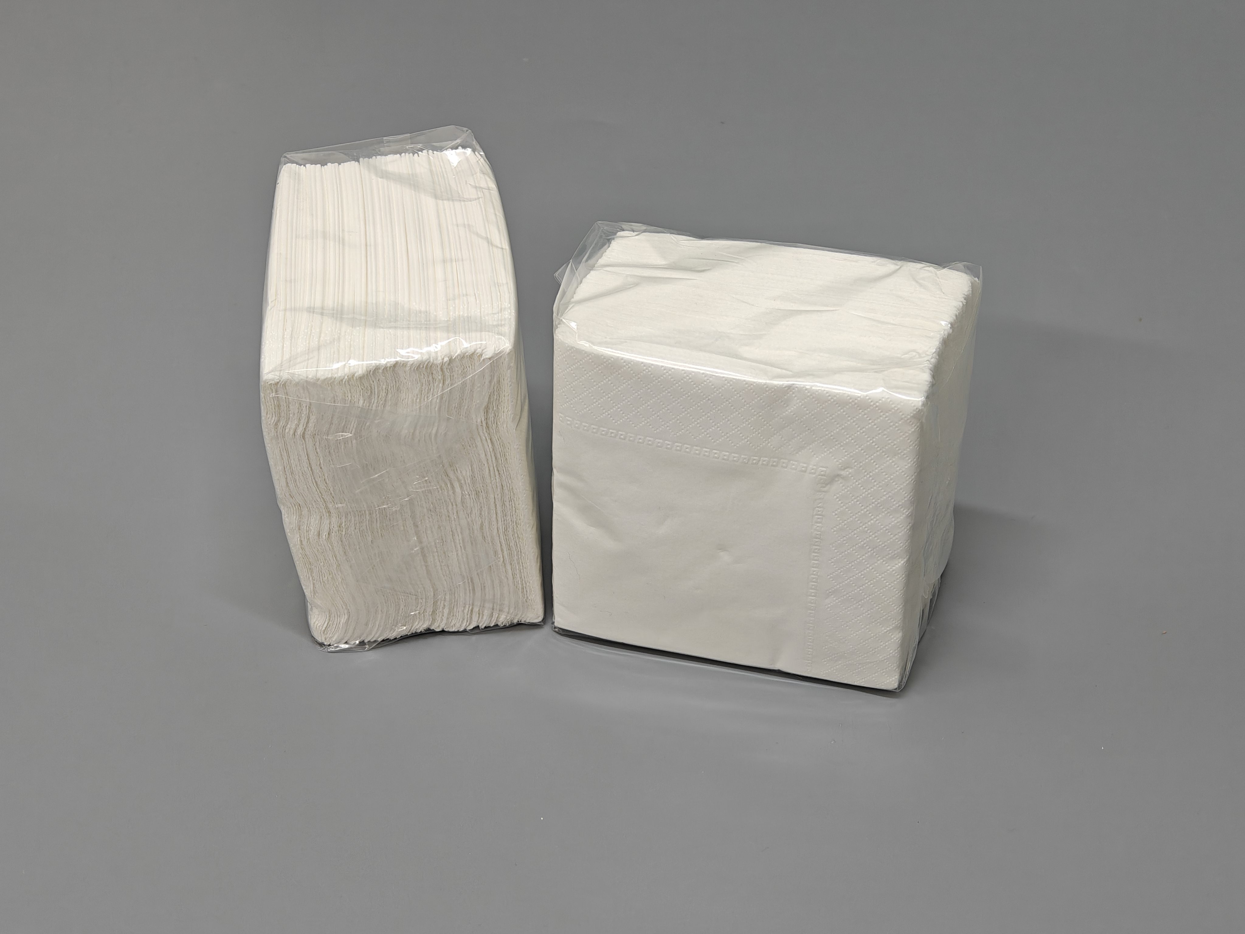 25cm*2-ply white pulp napkins